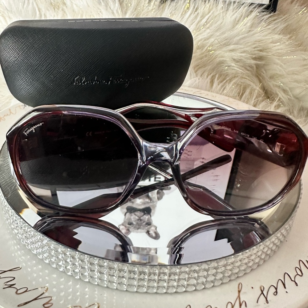 Brand New Salvatore Ferragamo Butterfly Full Rim Sunglasses for Womens